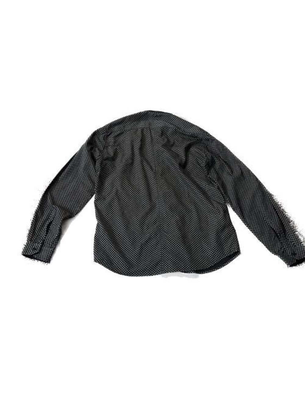 Van Heusen Men's Slim Fit Long Sleeve Button Down Shirt Blk Geo Print 40 cm 15 1 - Picture 5 of 8